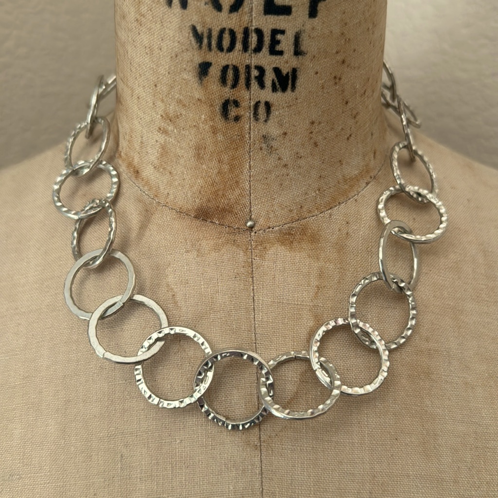 Linked Ring Necklace